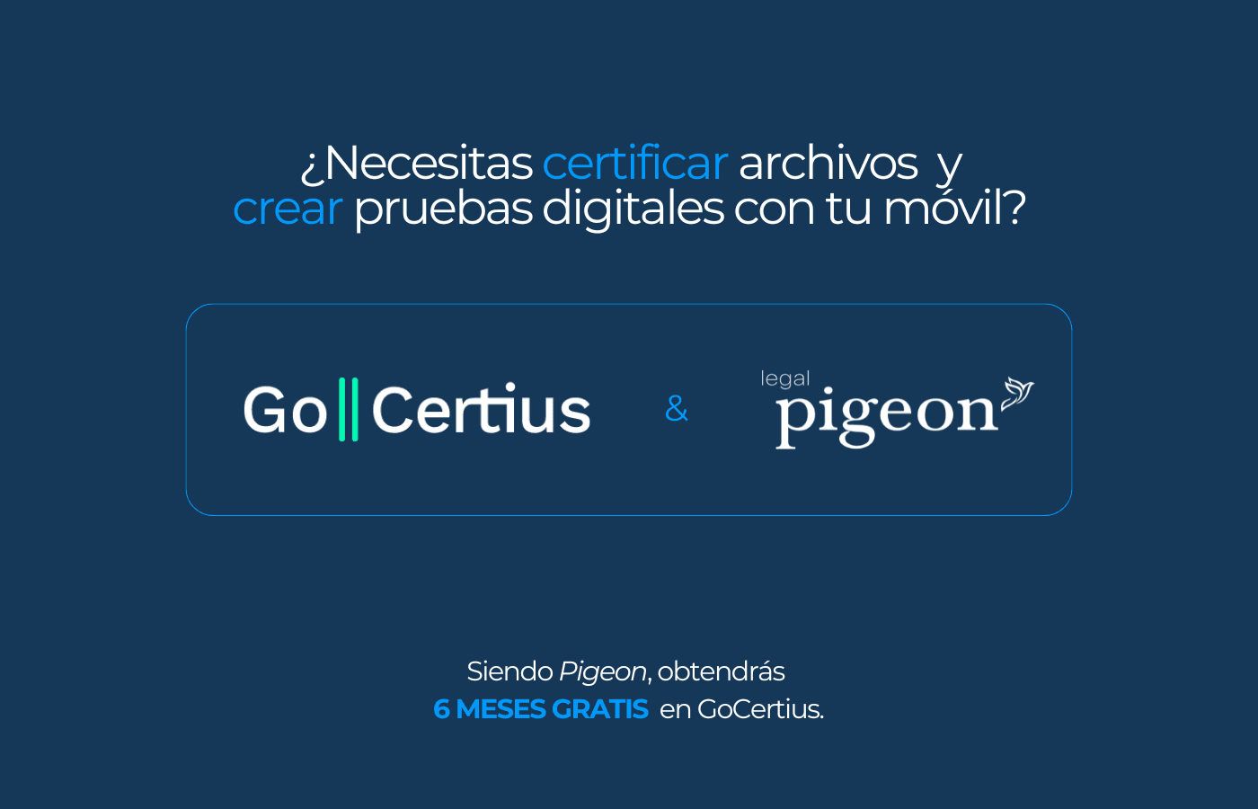 Logo de GoCertius en colaboración con Legal Pigeon Logo de GoCertius en colaboración con Legal Pigeon