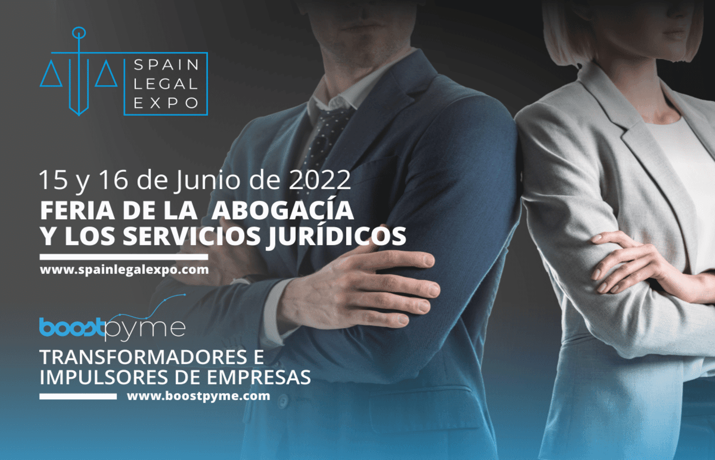 Banner promocional de Legal Pigeon en Spain Legal Expo